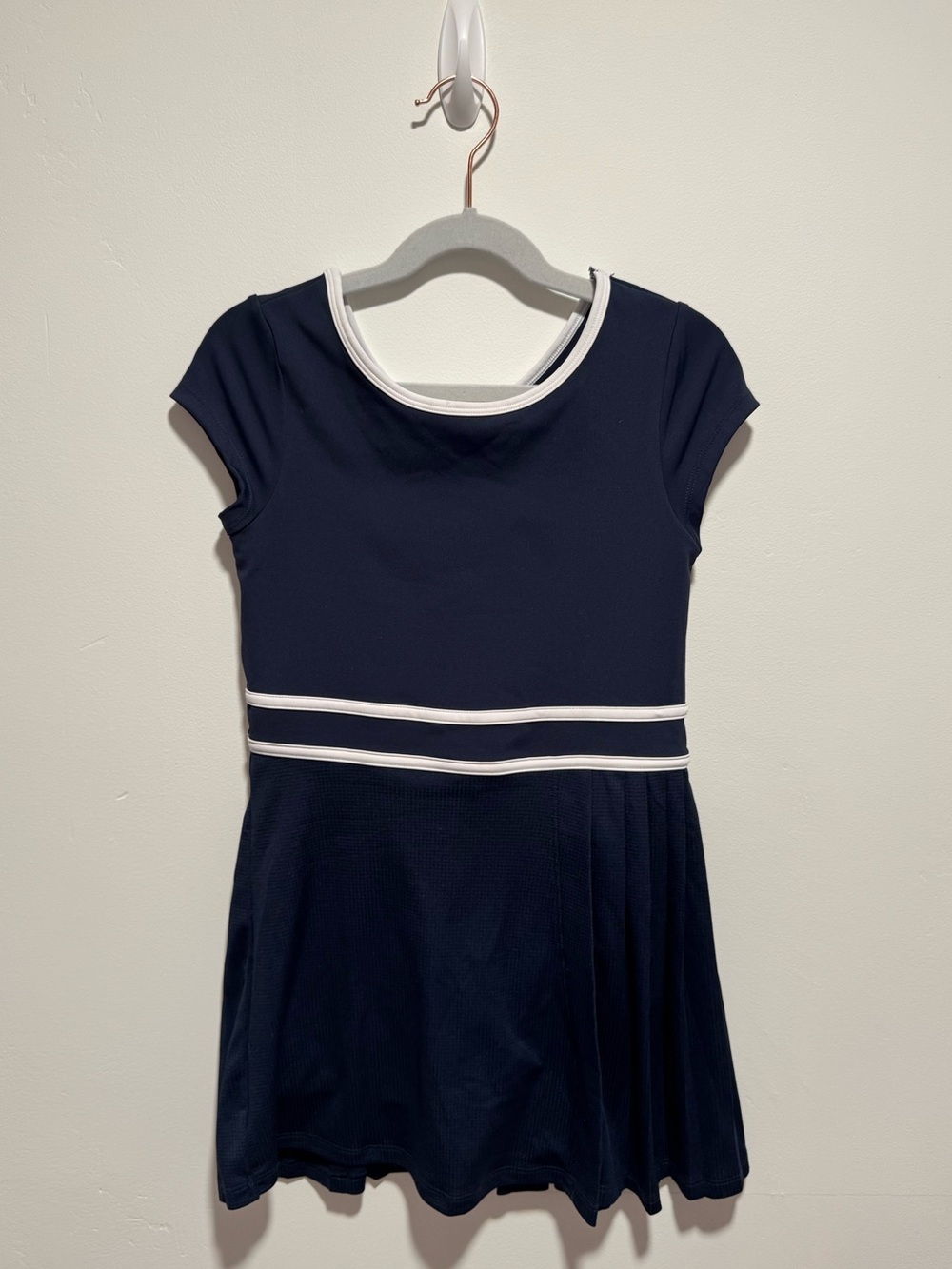 abercrombie kids YPB Collection Navy One Piece Skort with White Trim - 7/8